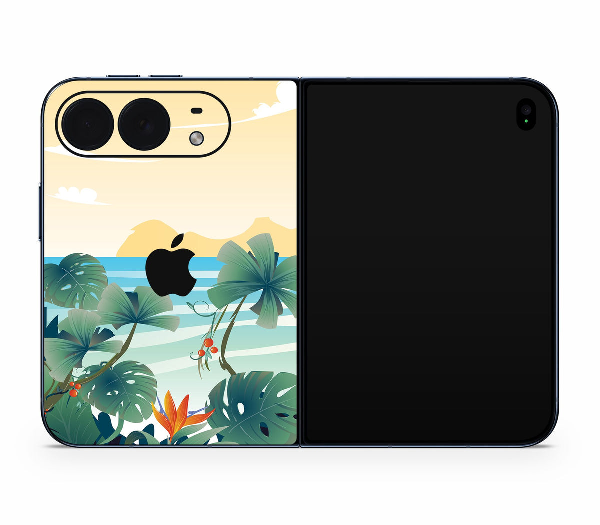 iPhone Duo skin, Sizzle Bay, back skin with logo cutout
