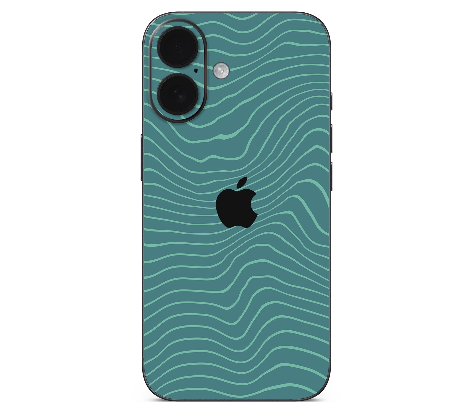 iPhone 16 skin, Tide, back skin with logo cutout