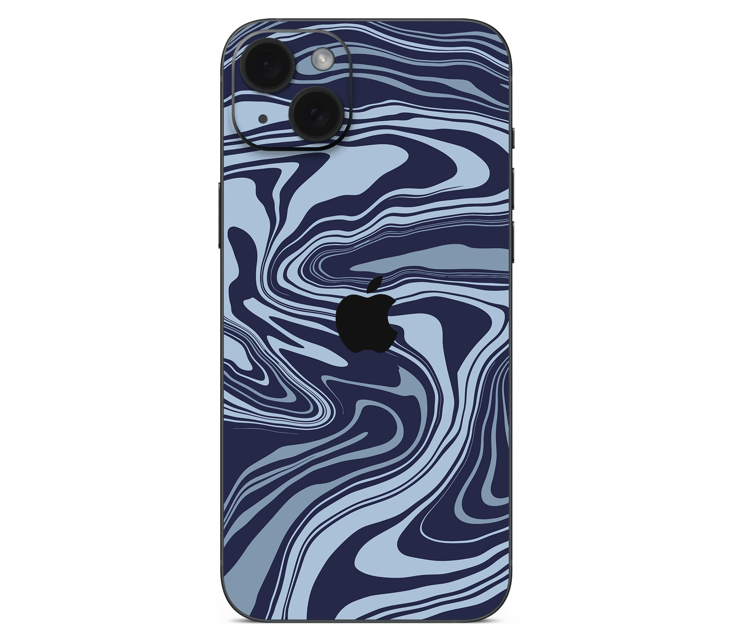 iPhone 15 Plus skin, Vertigo (Blur), back skin with logo cutout