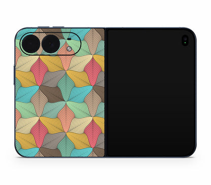 iPhone Duo skin, Blossom, back skin without logo cutout