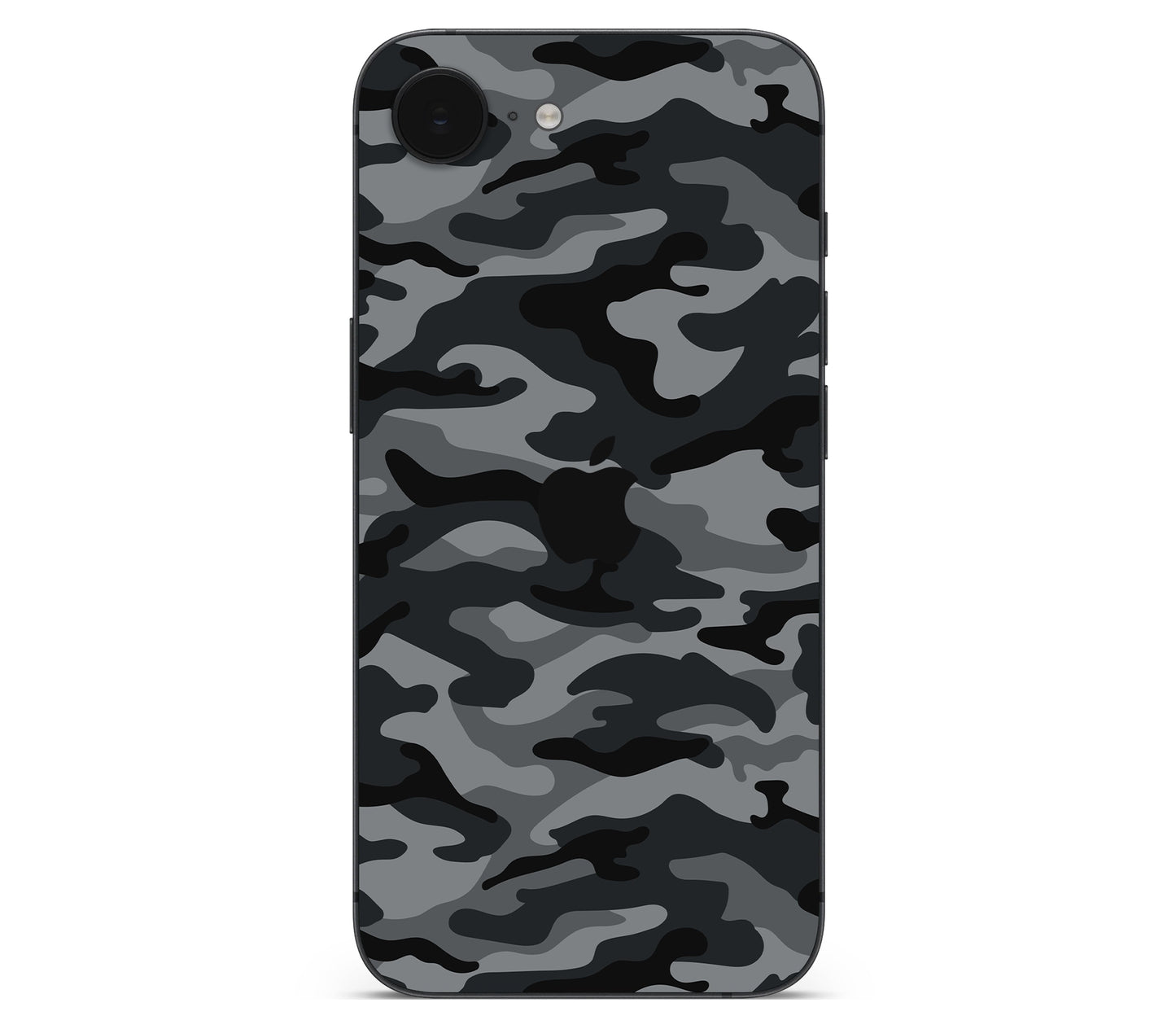 iPhone 17e skin, Urban Camo, back skin with logo cutout