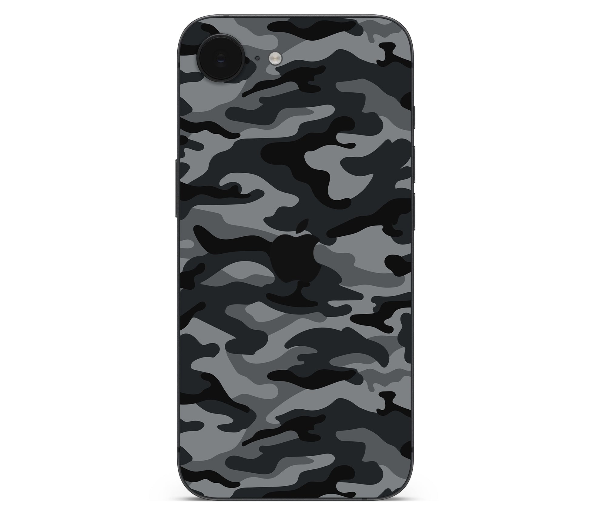 iPhone 17e skin, Urban Camo, back skin with logo cutout