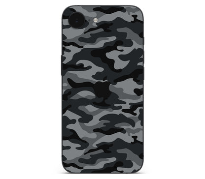 iPhone 17e skin, Urban Camo, back skin with logo cutout