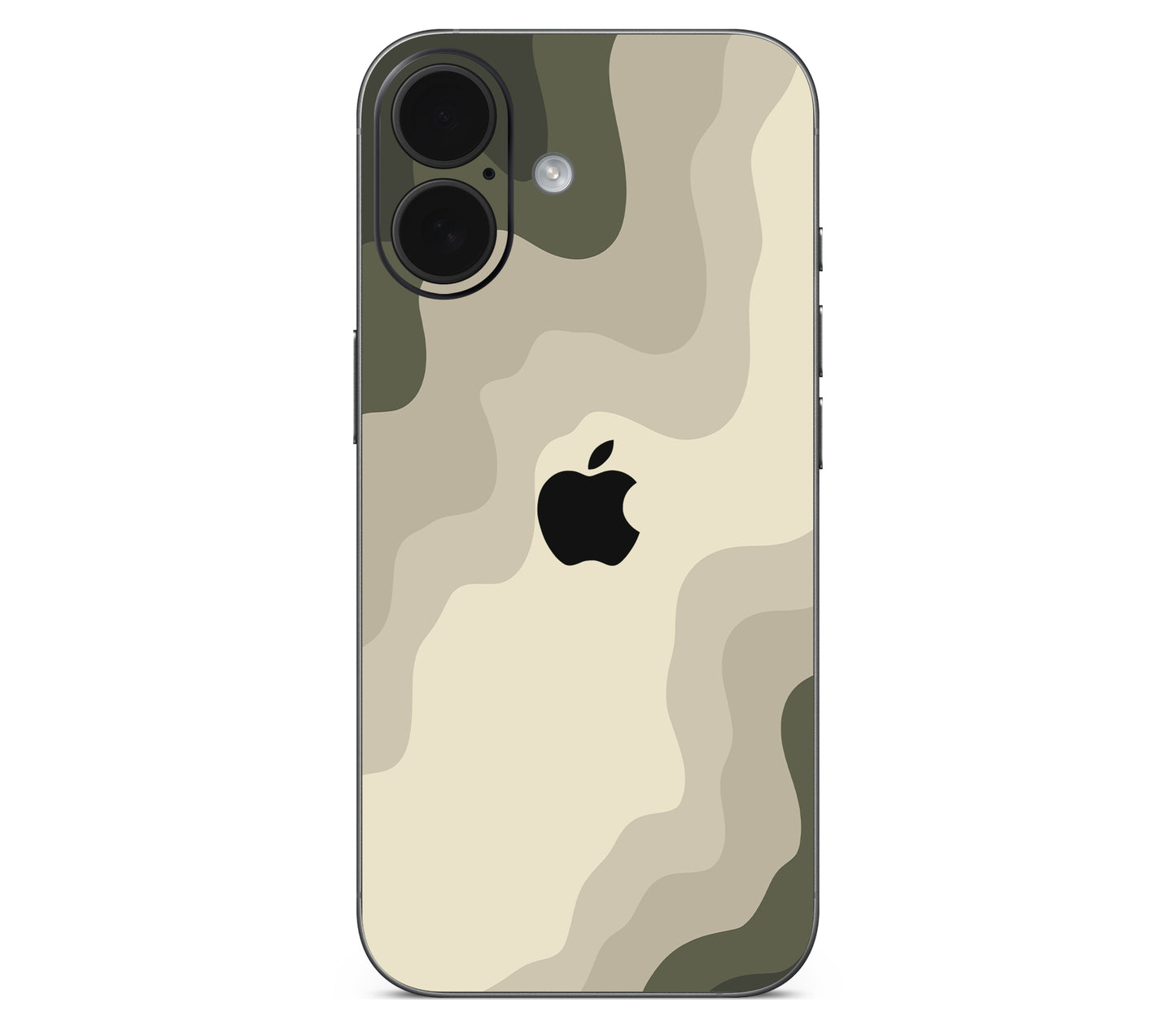 iPhone 17 skin, Drift (Mirage), back skin with logo cutout