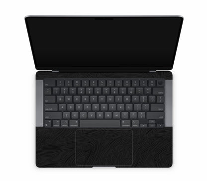 MacBook Pro 14" (2023, M3) skin, Black Ice, inside skin