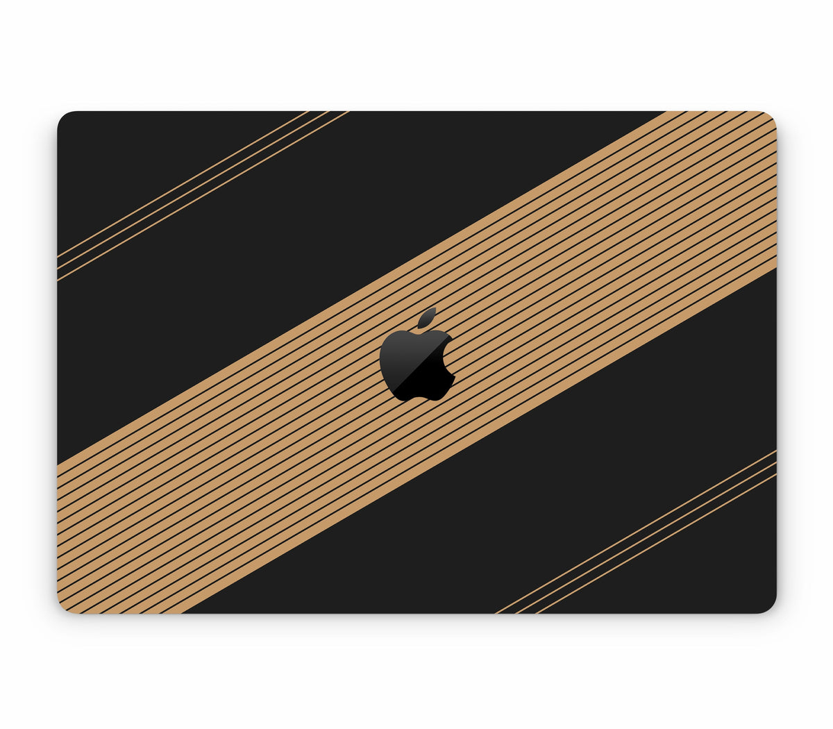 MacBook Air 15" (2025, M4) skin, Discipline, top skin with logo cutout