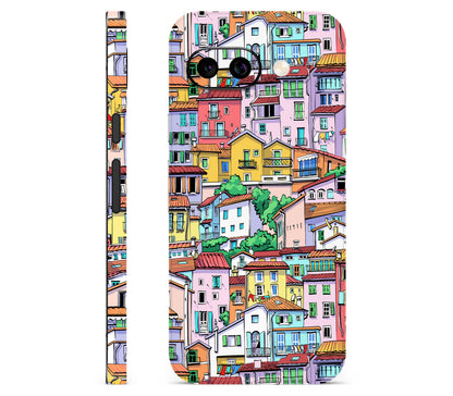 Google Pixel 10A skin, Menton Mosaic, full wrap skin
