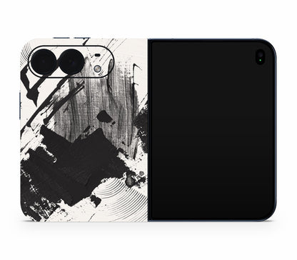 iPhone Duo skin, Black Noir, full wrap without logo cutout