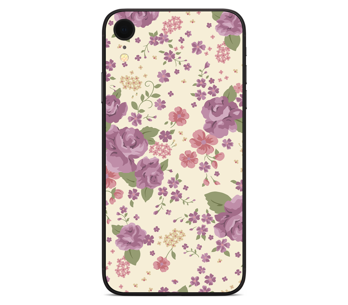 iPhone XR skin, Lilac, back skin without logo cutout