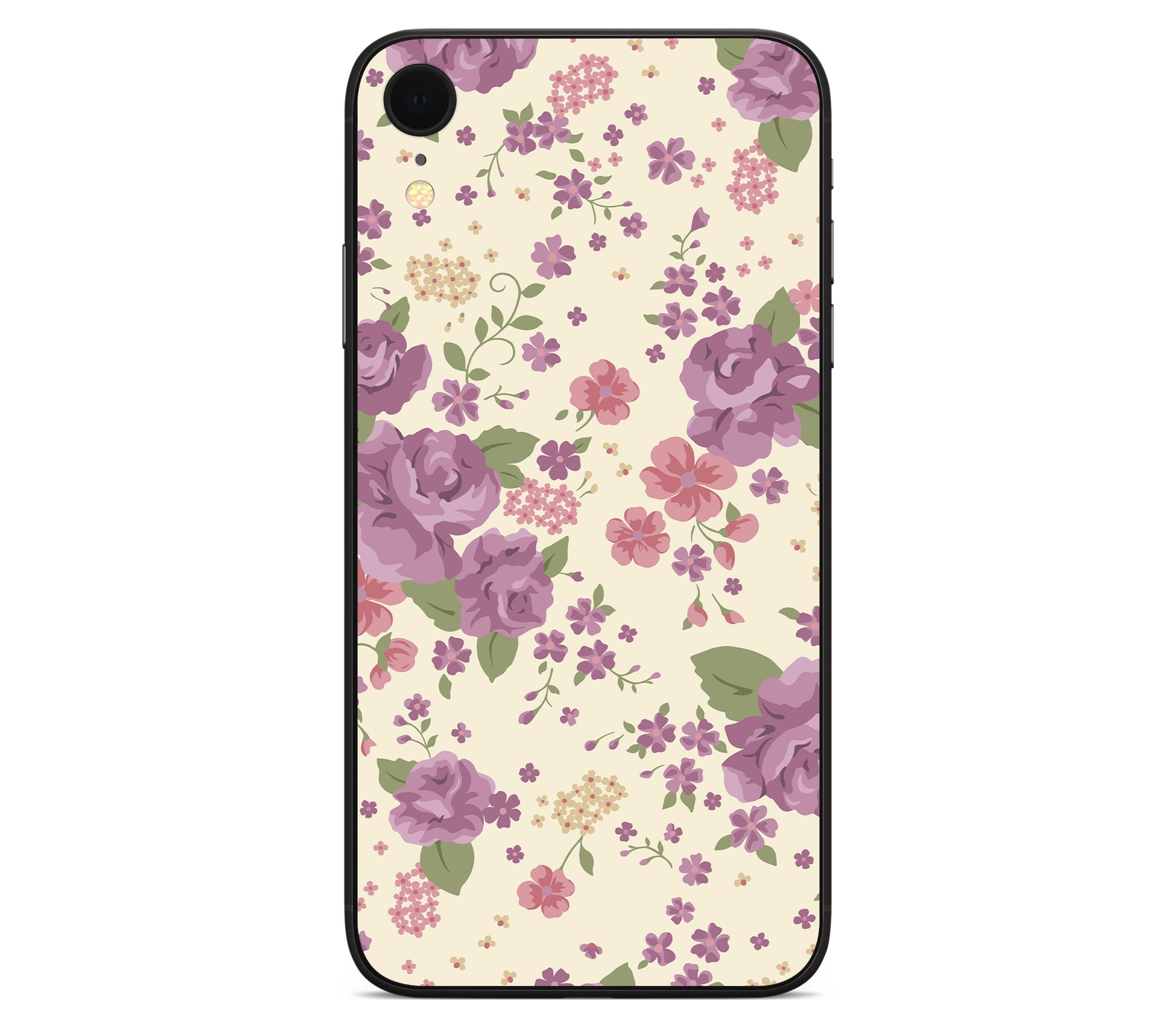 iPhone XR skin, Lilac, back skin without logo cutout