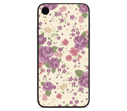 iPhone XR skin, Lilac, back skin without logo cutout