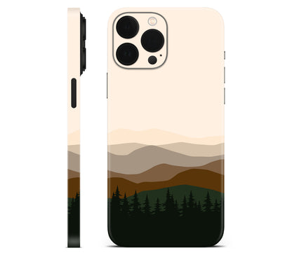 iPhone 13 Pro Max skin, Sierra Dusk, full wrap without logo cutout