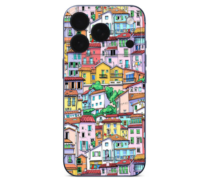 iPhone 18 Pro skin, Menton Mosaic, back skin without logo cutout