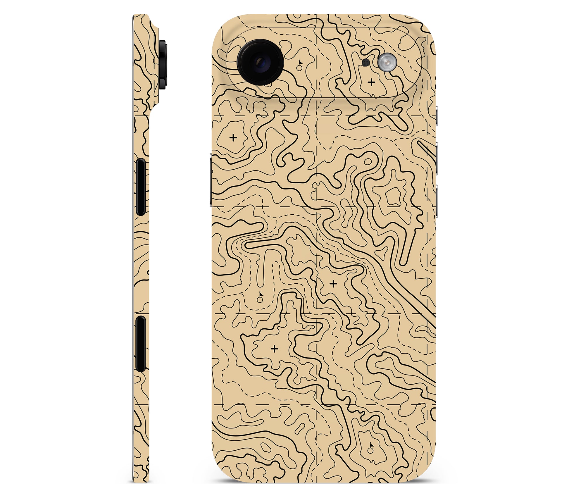iPhone Air skin, Lockdown (Sandline), full wrap without logo cutout