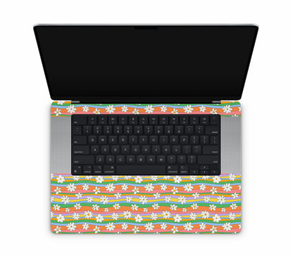 MacBook Pro 16" (2023, M3) skin, Daisy Drift, inside skin