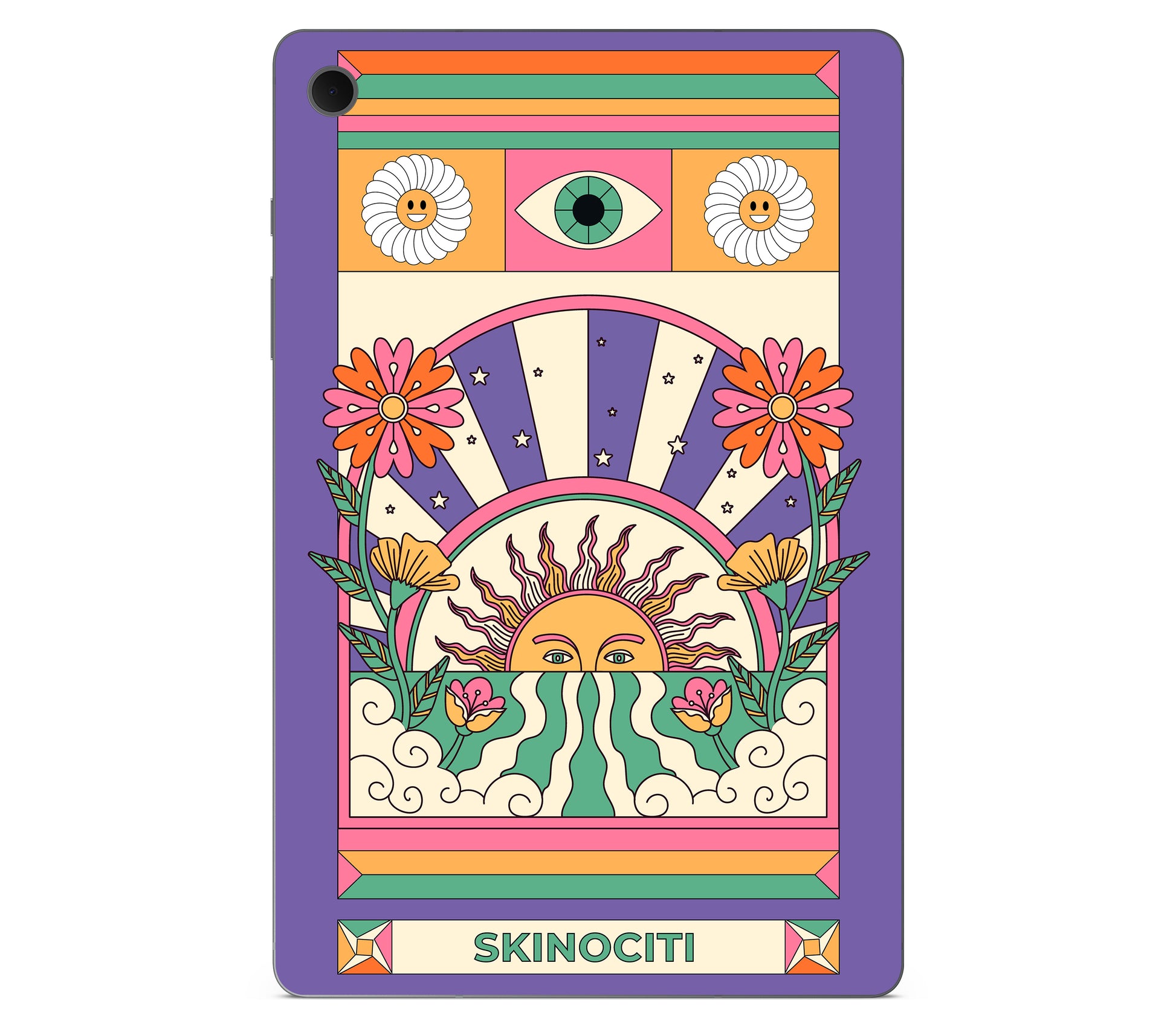 Galaxy Tab S10 Lite skin, Acidic Glare, back skin