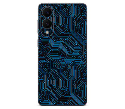 Galaxy S25 Edge skin, Eternal Blue, back skin