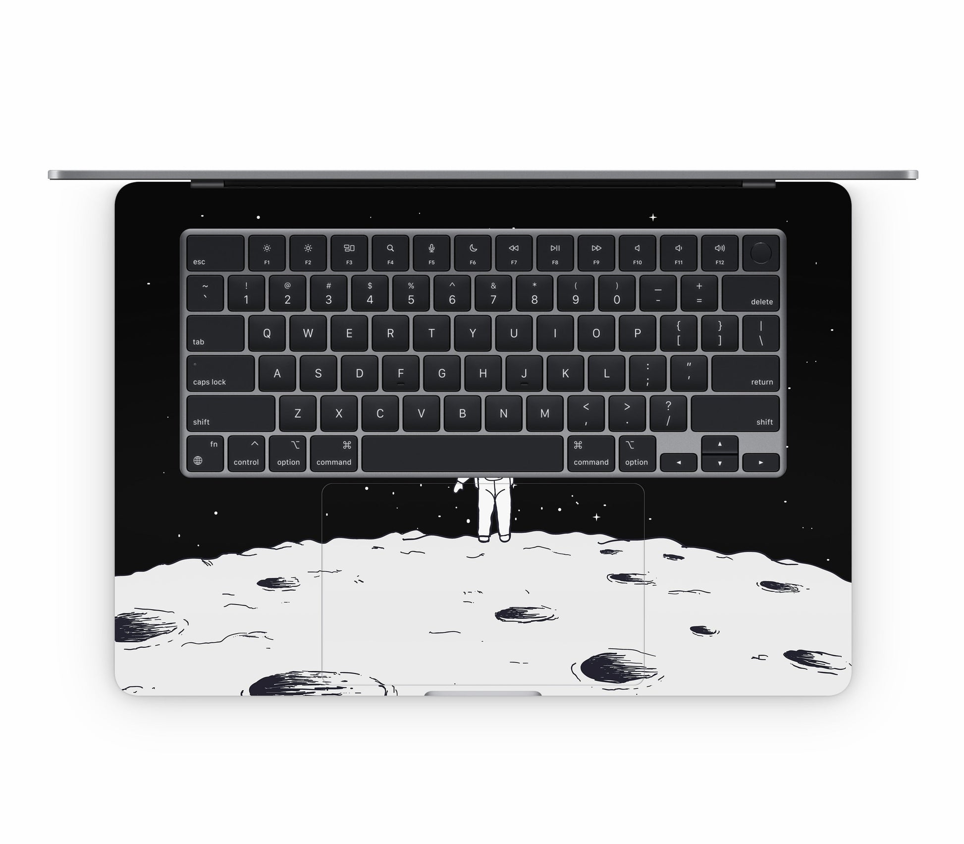 MacBook Air 15" (2025, M4) skin, Moonwave, inside skin