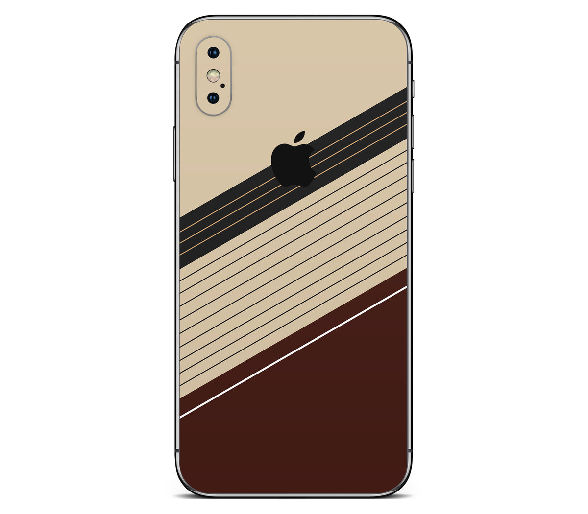 iPhone XS Max skin, Edge, back skin with logo cutout