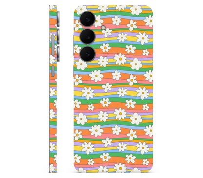 Galaxy S25 FE skin, Daisy Drift, full wrap skin