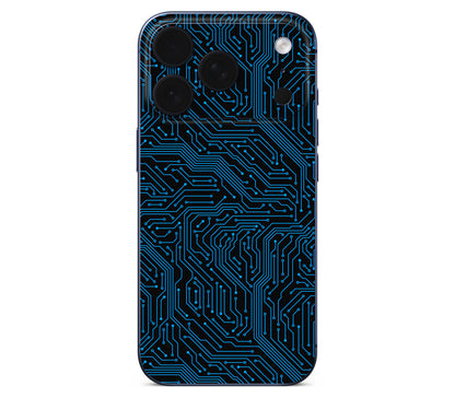 iPhone 18 Pro Max skin, Eternal Blue, back skin without logo cutout