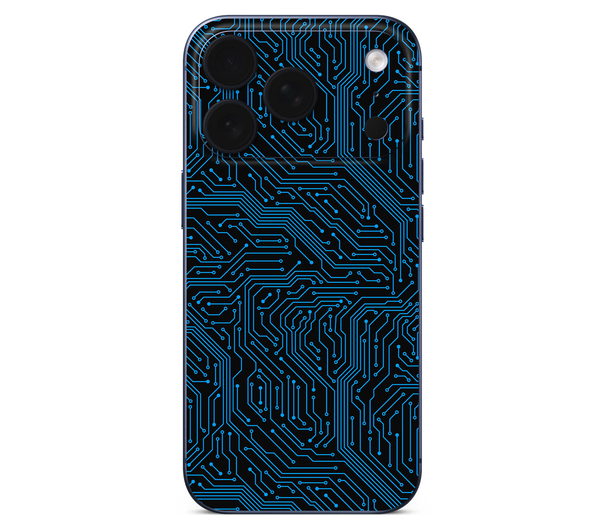 iPhone 18 Pro skin, Eternal Blue, back skin without logo cutout