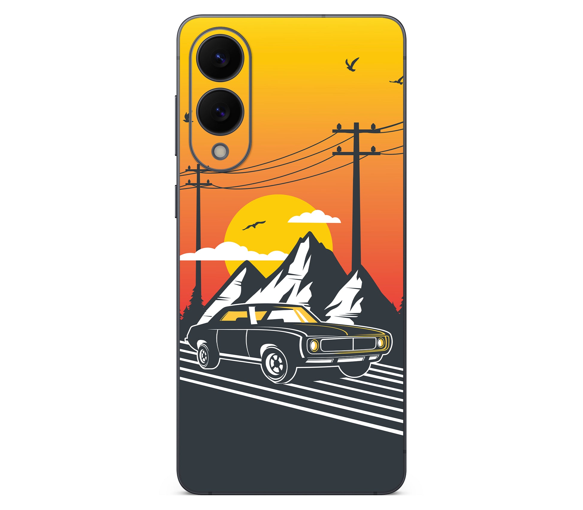 Galaxy S25 Edge skin, Last Ride, back skin