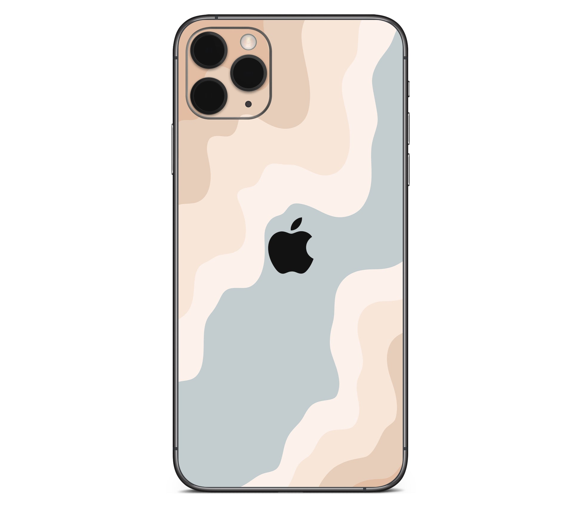 iPhone 11 Pro Max skin, Drift (Haze), back skin with logo cutout