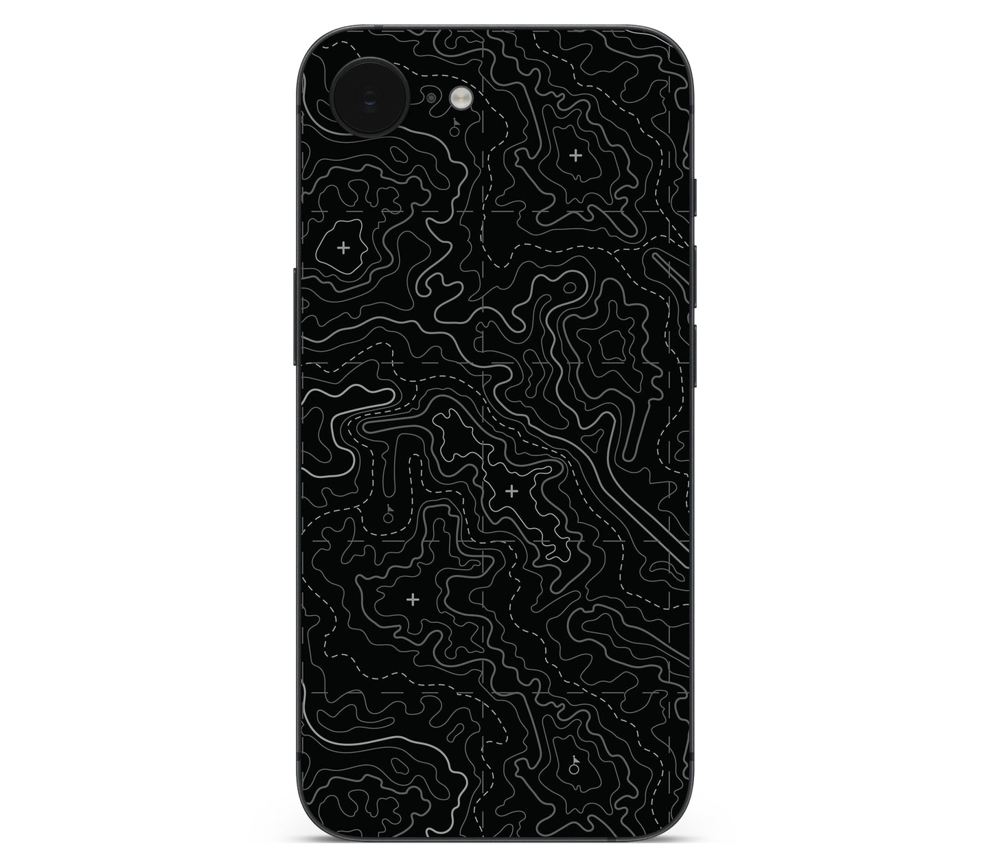 iPhone 17e skin, Lockdown (Blackout), back skin without logo cutout