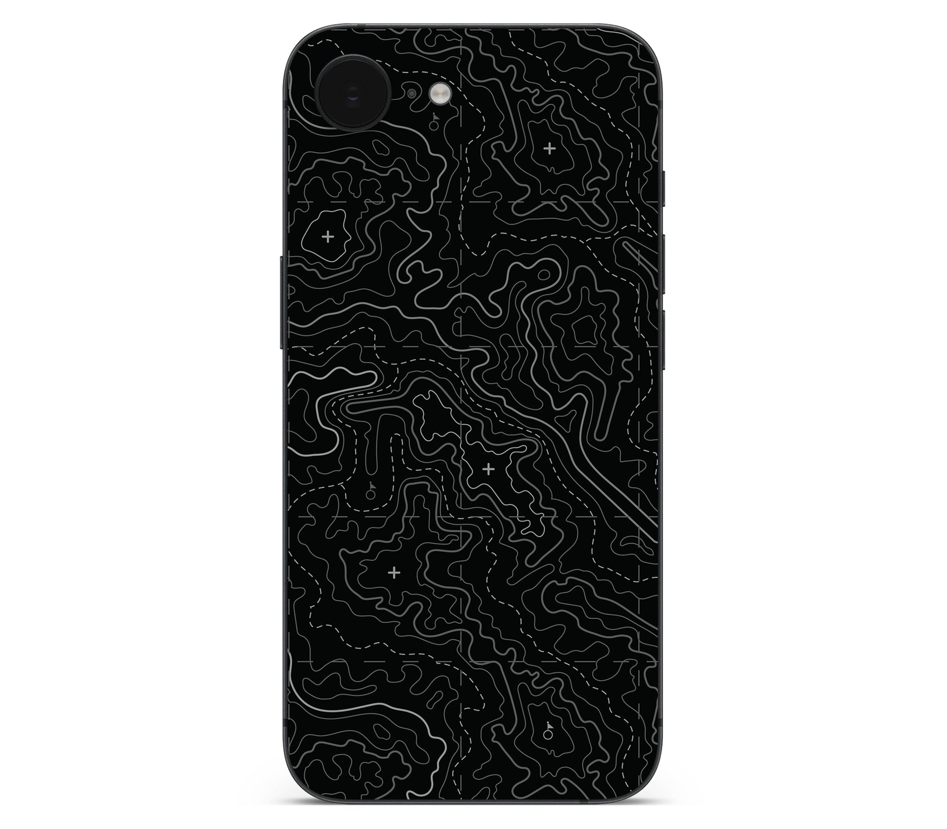 iPhone 17e skin, Lockdown (Blackout), back skin without logo cutout