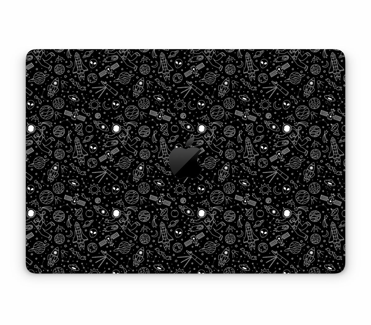 MacBook Air 15" (2025, M4) skin, Cygnus, top skin with logo cutout
