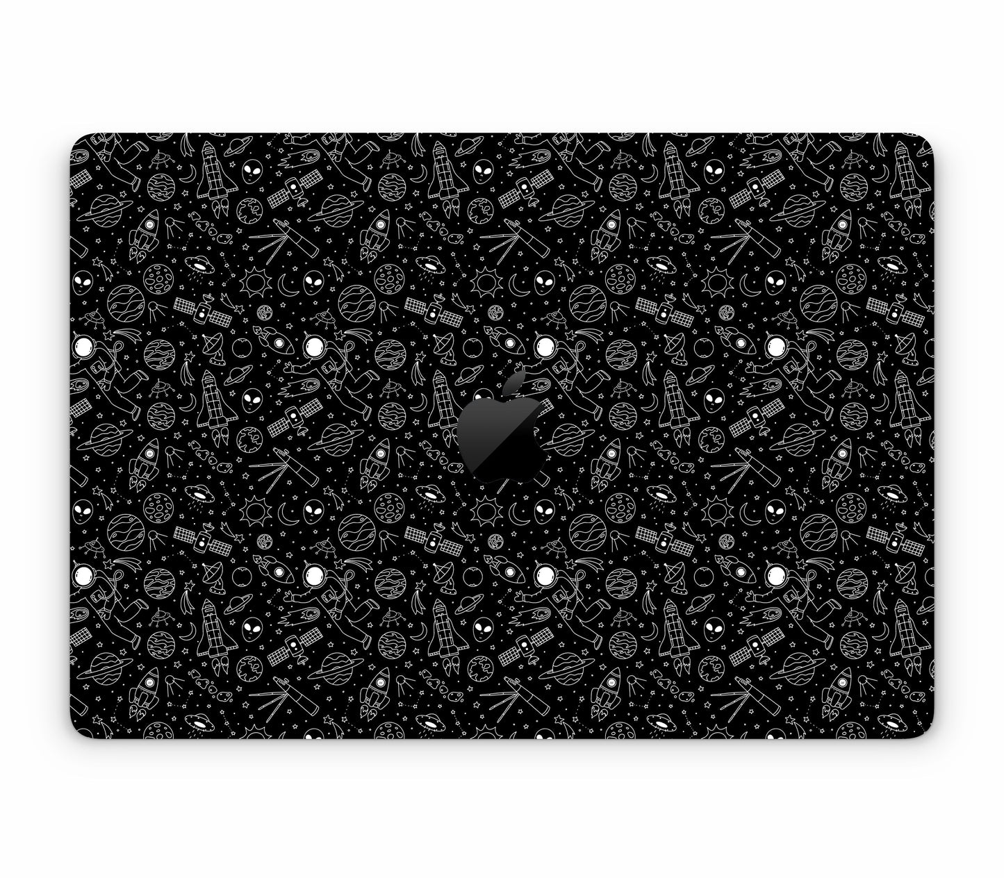 MacBook Air 15" (2025, M4) skin, Cygnus, top skin with logo cutout