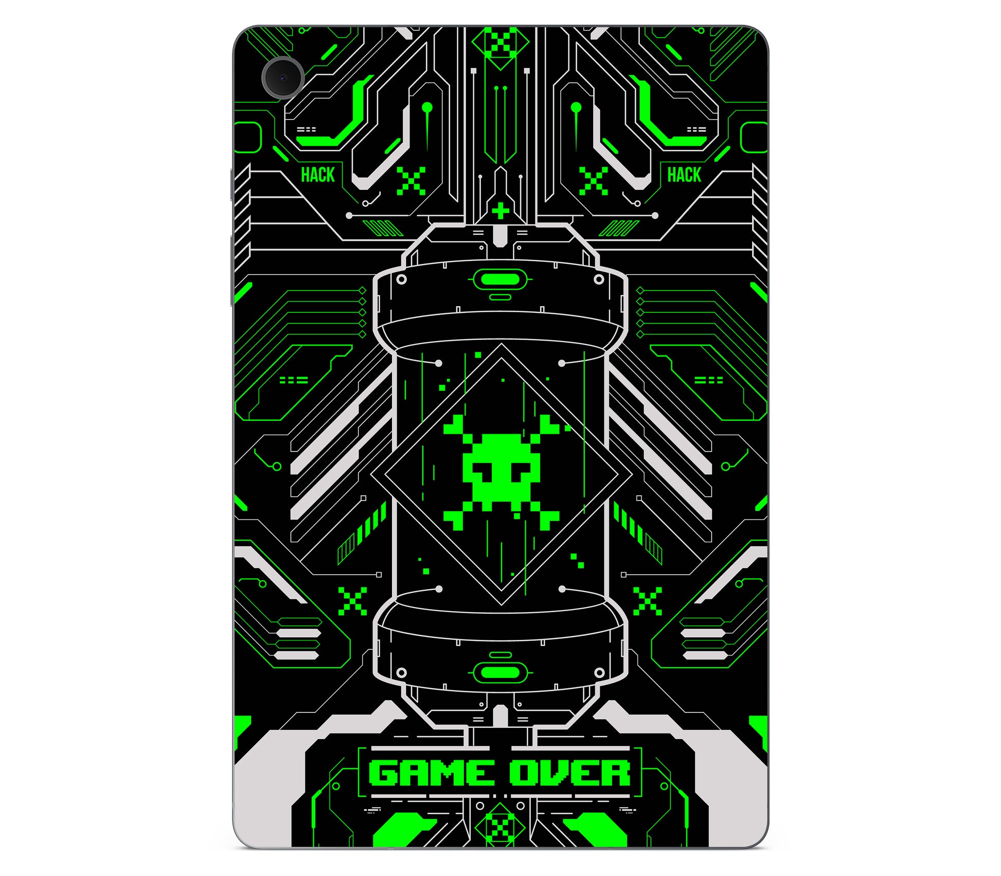 Galaxy Tab S10 Lite skin, Fatal Error (Acid), back skin