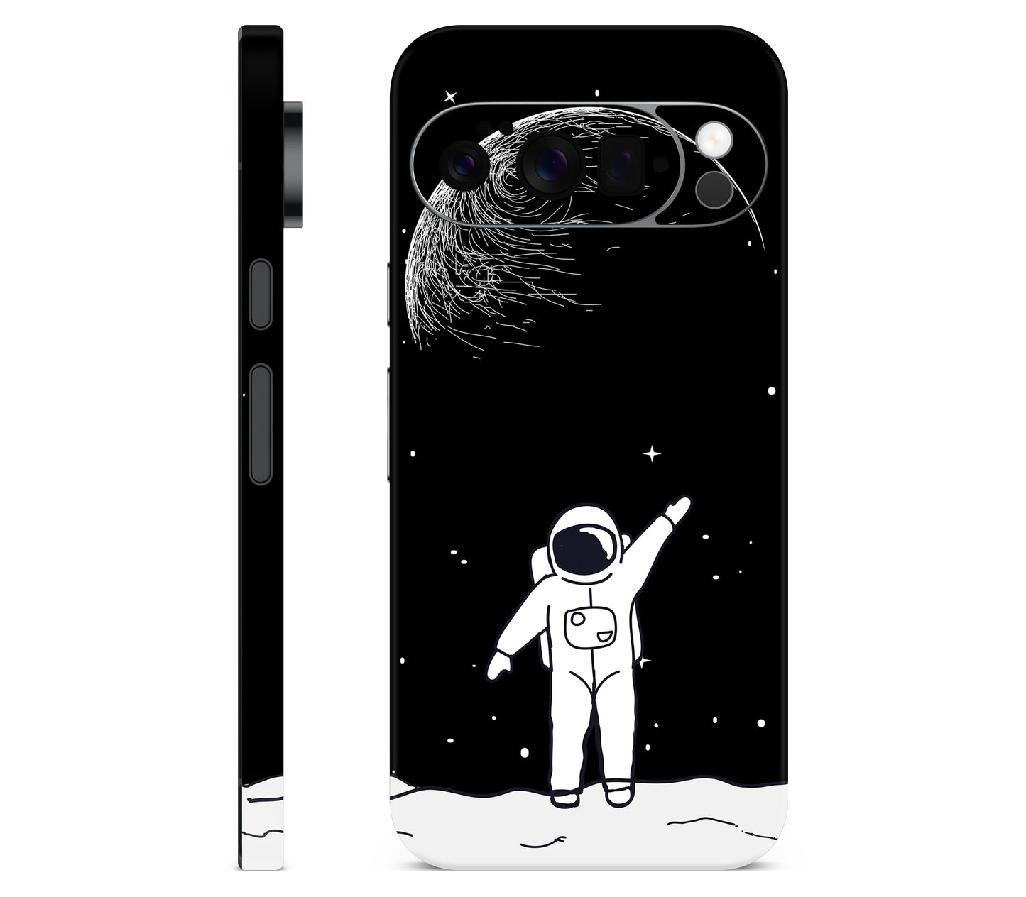 Google Pixel 11 Pro skin, Moonwave, full wrap skin