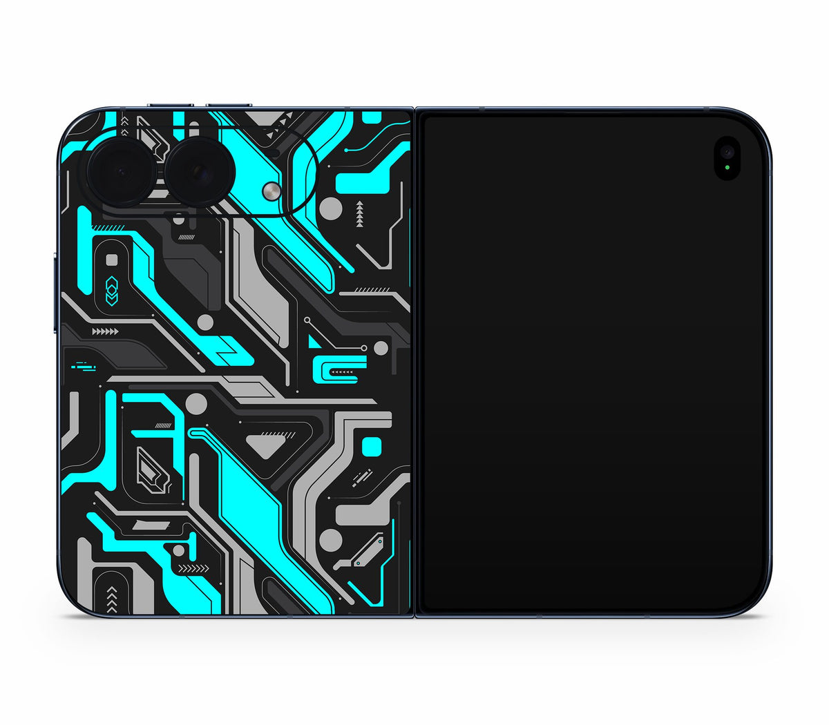 iPhone Duo skin, Code Rot (Glitch), back skin without logo cutout