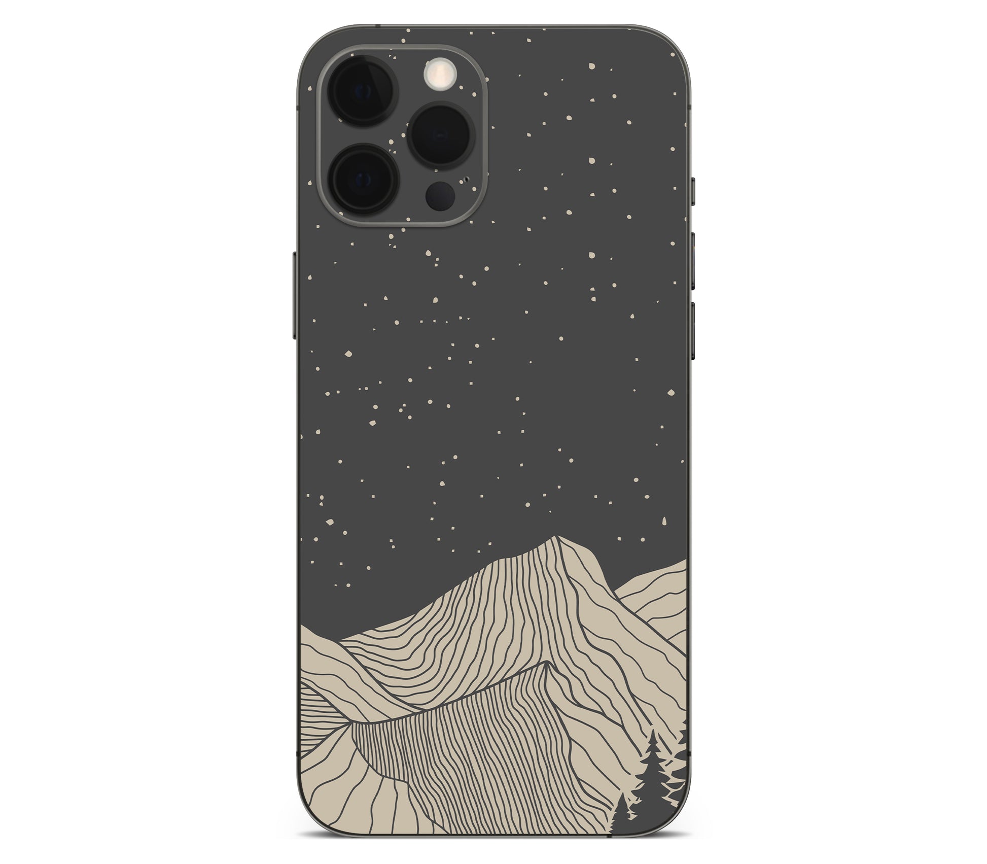 iPhone 12 Pro skin, Nightline, back skin without logo cutout