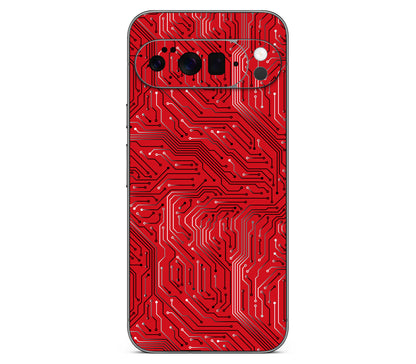 Google Pixel 10 Pro XL skin, REDLINE, full wrap skin