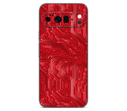 Google Pixel 11 Pro XL skin, REDLINE, full wrap skin