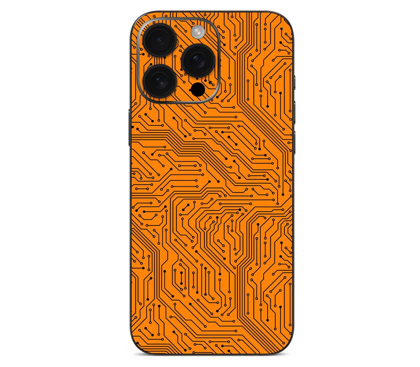 iPhone 16 Pro Max skin, Pulse Grid, back skin without logo cutout