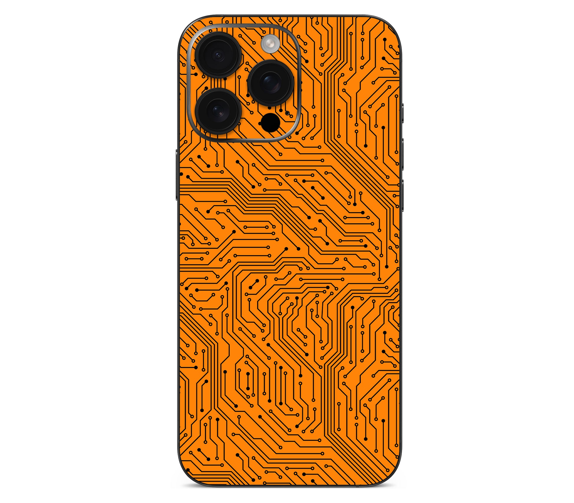 iPhone 16 Pro skin, Pulse Grid, back skin without logo cutout