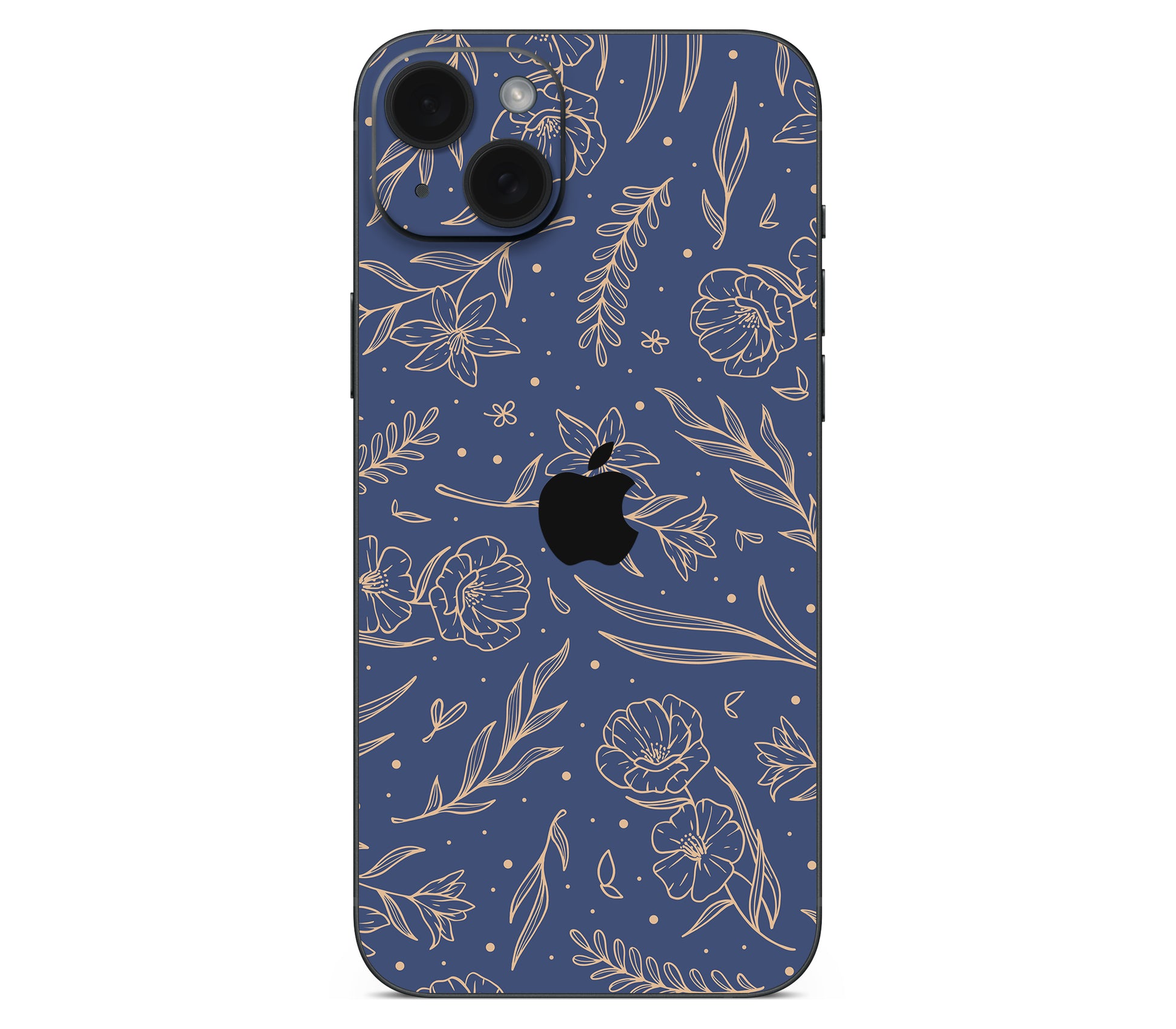 iPhone 15 Plus skin, Twilight, back skin with logo cutout