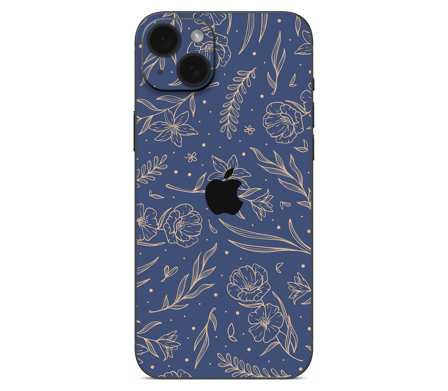 iPhone 15 skin, Twilight, back skin with logo cutout