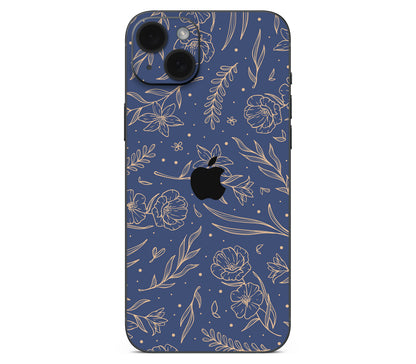 iPhone 15 skin, Twilight, back skin with logo cutout