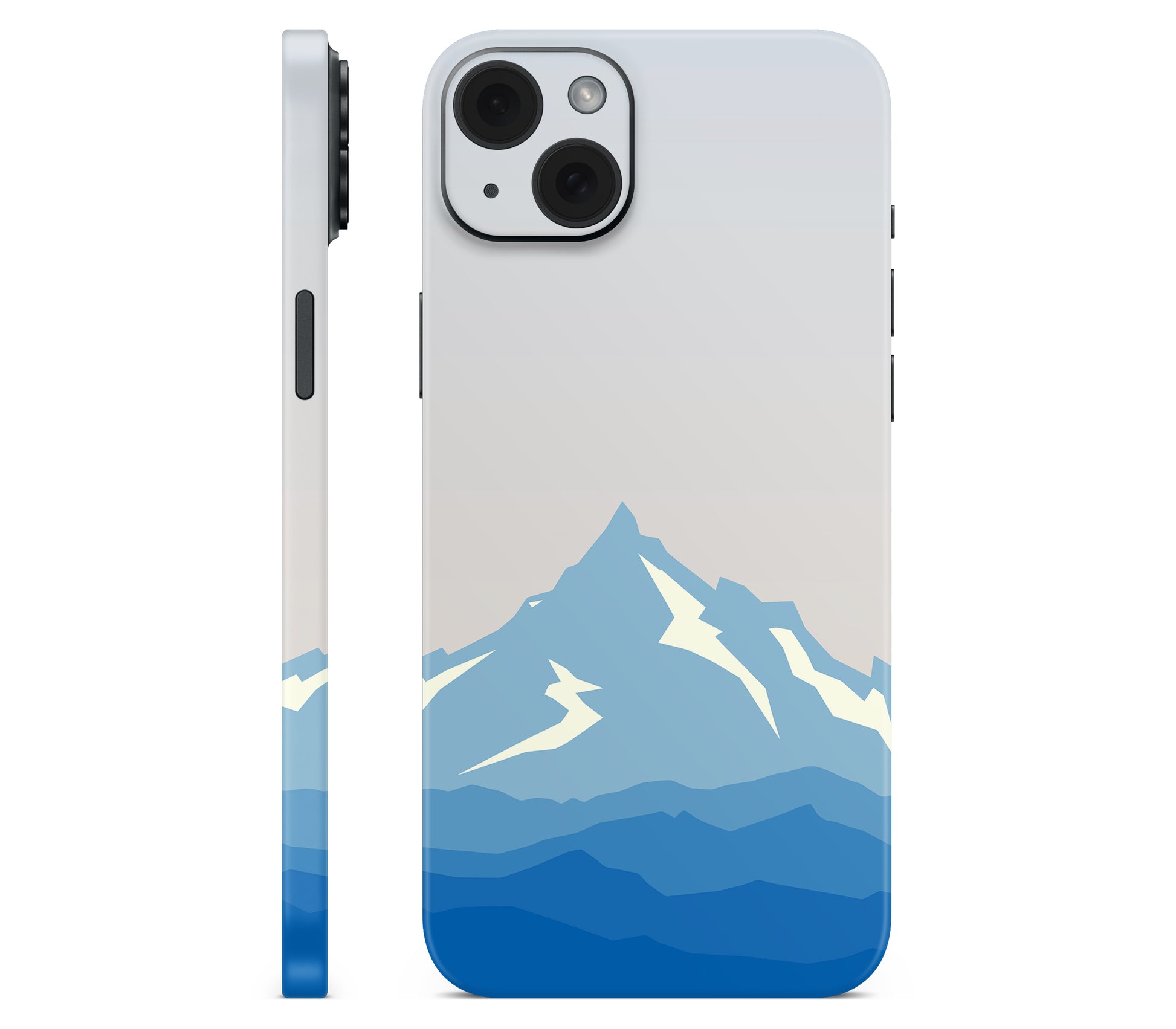 iPhone 15 Plus skin, Everest, full wrap without logo cutout