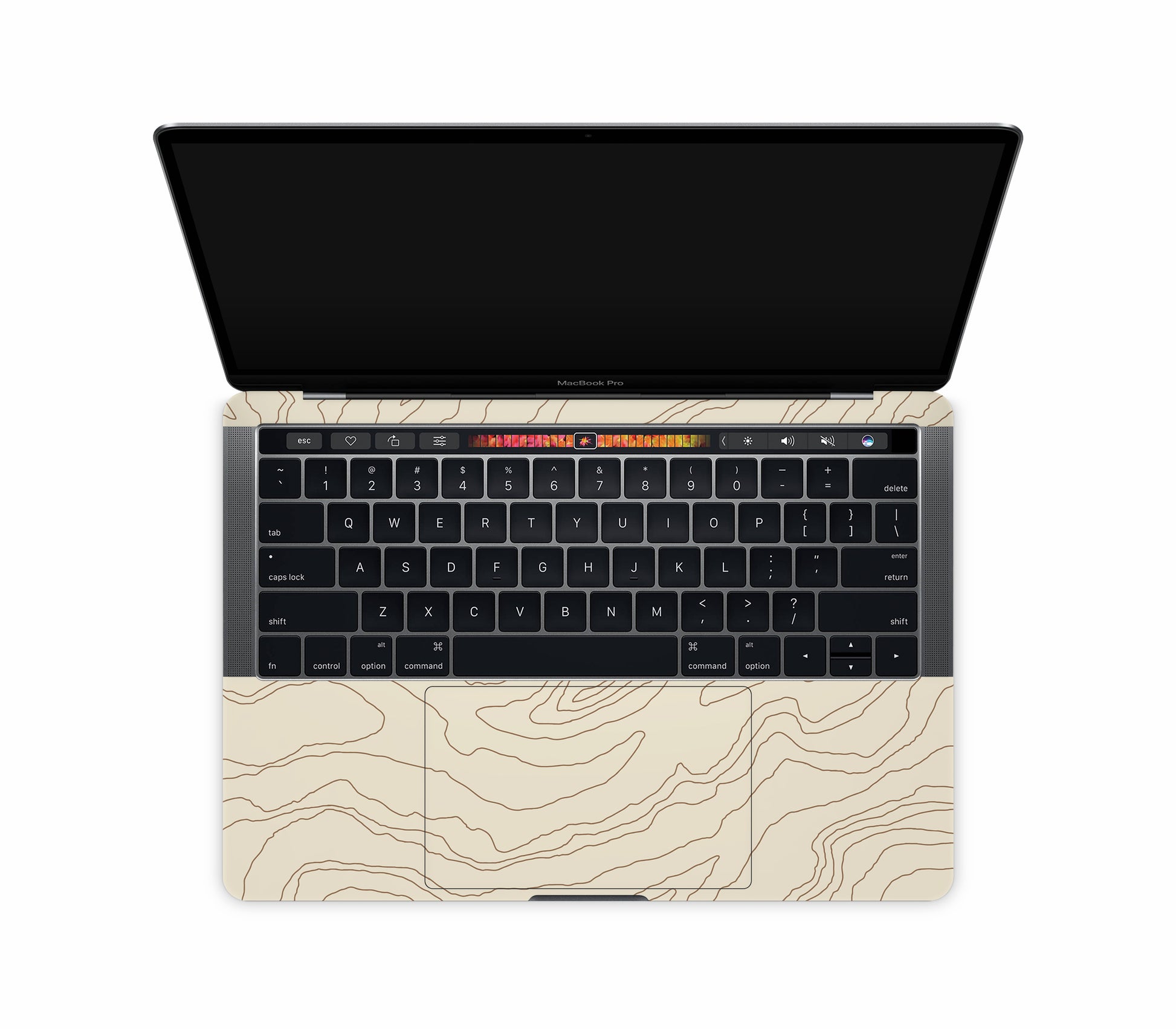 MacBook Pro 13" (2018 - 2019, Touch Bar) skin, Dune, inside skin