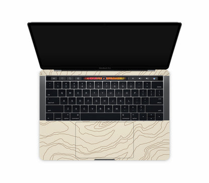 MacBook Pro 13" (2018 - 2019, Touch Bar) skin, Dune, inside skin