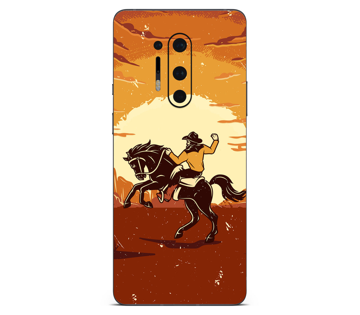 OnePlus 8 Pro skin, Cowboy, back skin