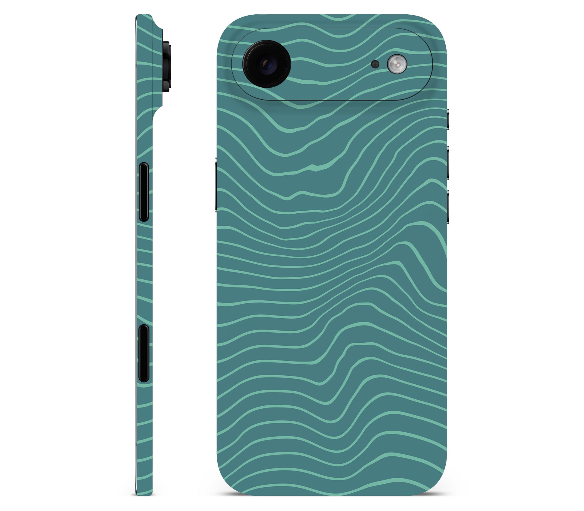 iPhone Air skin, Tide, full wrap without logo cutout