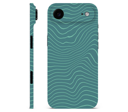 iPhone Air skin, Tide, full wrap without logo cutout