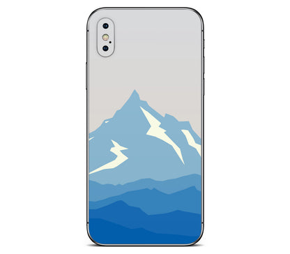 iPhone XS skin, Everest, back skin without logo cutout